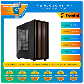 Fractal Design North Dark TG Computer Case (ATX, TG, Charcoal Black)