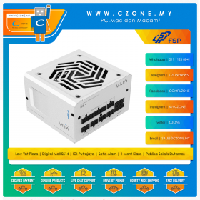 FSP Vita GM 1000 Power Supply (1000 Watts, 80plus Gold, Fully Modular, ATX 3.0, PCIe 5.0, White)