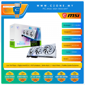 MSI GeForce RTX 5070 12GB Gaming Trio OC White