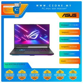 Asus ROG Strix G15 G513QC HN020T Gaming Laptop - 15.6", R7-5800H, 8GB, 512GB SSD, RTX3050, Win 10 (Eclipse Grey)