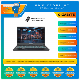 Gigabyte - G5 - MF5 - 15.6" - i7-12650H - 8GB DDR5 - 512GB SSD - RTX4050 - WIN 11 -