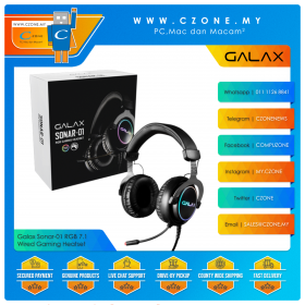 Galax - Sonar-01 - RGB 7.1 Wired Gaming Heatset - Black