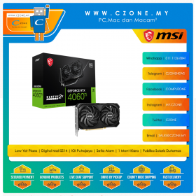 MSI Geforce RTX™ 4060 Ti 8GB Ventus 2X Black OC