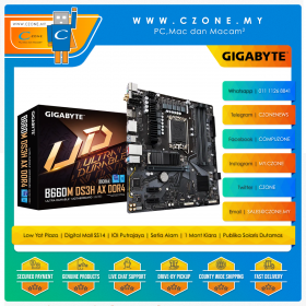 Gigabyte B660M DS3H AX Motherboard DDR4