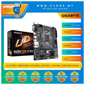 Gigabyte H410M S2H V3 Motherboard (Chipset H410, mATX, Socket 1200)