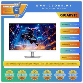 Gigabyte M27Q2 Ice Gaming Monitor (27", 2560x1440, IPS, 200Hz, 1ms, HDMI x2, DP, USB x2, KVM, VESA)