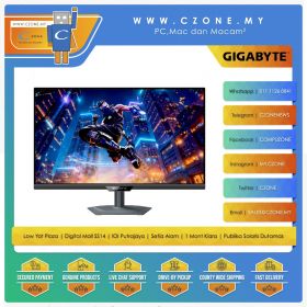 Gigabyte M27UP Gaming Monitor (27", 3840x2160, IPS, 160Hz, 1ms, HDMI x2, DP, USB x3, KVM, VESA)