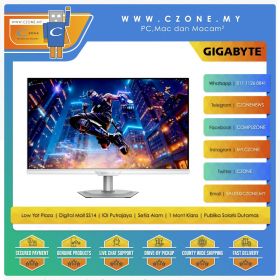 Gigabyte M27UP Ice Gaming Monitor (27", 3840x2160, IPS, 160Hz, 1ms, HDMI x2, DP, USB x3, KVM, VESA)