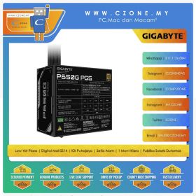 Gigabyte P650G PG5 Gold Power Supply (650Watts, 80plus Gold)