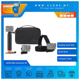 GoPro AKTES-002 Adventure Kit (The Handler, Head Strap + Quickclip, Compact Case)