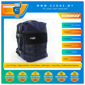 Greenroom136 Rainmaker Tactical Backpack (Fits 13" Laptop, Medium, Navy)