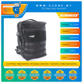 Greenroom136 Rainmaker Tactical Backpack (Fits 15" Laptop, Large, Black)