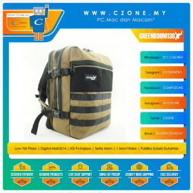 Greenroom136 Rainmaker Tactical Backpack (Fits 15" Laptop, Large, Brown)