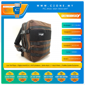 Greenroom136 Rainmaker Tactical Backpack (Fits 15" Laptop, Large, Dark Brown)