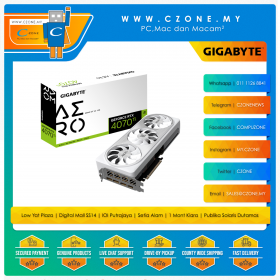 Gigabyte GeForce RTX™ 4070 Ti 12GB Aero OC V2