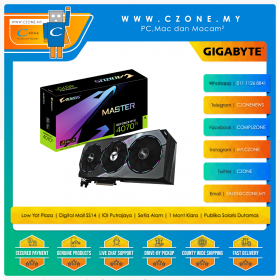 Gigabyte Geforce RTX™ 4070 Ti 12GB Aorus Master