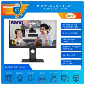BenQ GW2480T Monitor (23.8", 1920x1080, IPS,  60Hz, 5ms, D-Sub, HDMI, DP, Speakers, VESA)