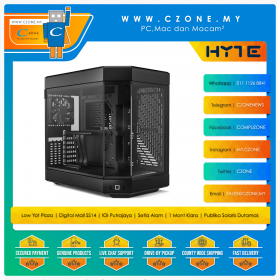 Hyte Y60 Computer Dual Chamber Case (ATX, TG, Black)