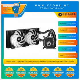 ID-Cooling Dashflow 240 Basic Black AIO CPU Liquid Cooler (AMD, Intel, 2x 120mm Fan)