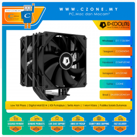 ID-Cooling ID-Cooling SE-225 XT Black V2 CPU Air Cooler (AMD, Intel, 2x 120mm Fan)