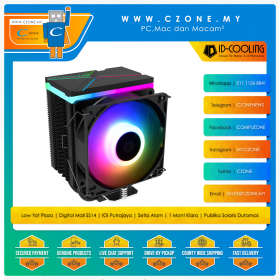 ID-Cooling SE-914-XT ARGB V2 CPU Air Cooler (AMD, Intel, 1x 92mm Fan, ARGB)