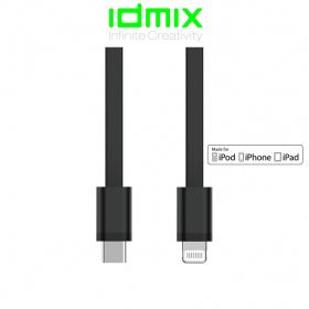 Idmix L08CI PD Power Line Lightning to USB-C Cable (18CM, Black)