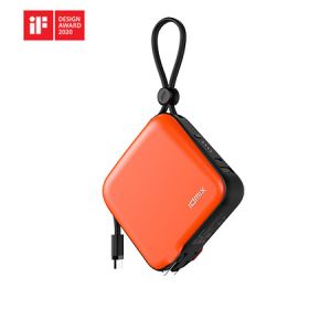 Idmix Mr Charger 10,000 Integrated Type-C Cable 10,000mAh Power Bank + Wall Charger