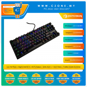 Imperion Mech 7 Mechanical Gaming Keyboard (Kailh Blue Switch, Black)