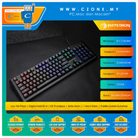 Imperion Trooper 10 Mechanical Gaming Keyboard (Blue Switch, Black)