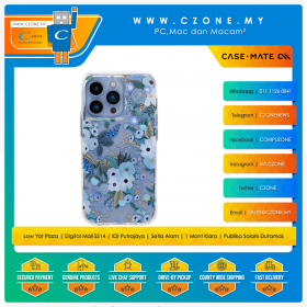 Case-Mate Rifle Paper Co Case (iPhone 14 Series, Garden Party Blue)
