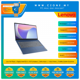 Lenovo - Ideapad - Slim - 3 - 82XB007FMJ - 15.6" - i3-N305 - 8GB DDR5 - 512GB SSD - Intel UHD - Win 11 - Office H&S 2021 - Abyss Blue -