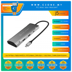 J5Create JCD397 USB-C Mini Dock 11 in 1