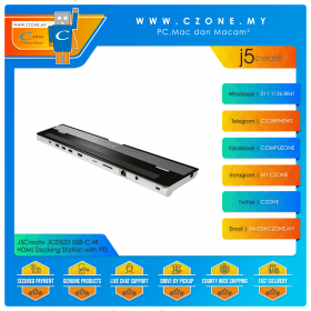 J5Create JCD533 USB-C 4K HDMI Docking Station with PD