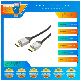 J5Create JDC42 4K DisplayPort to DisplayPort Cable (1.8M)