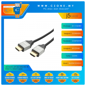 J5Create JDC52 Ultra HD 4K HDMI to HDMI Cable (2M)