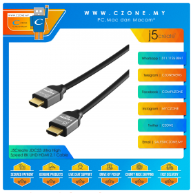 J5Create JDC53 Ultra High Speed 8K UHD HDMI 2.1 Cable (2 Meter)