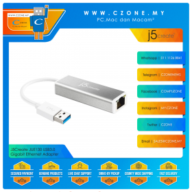J5Create JUE130 USB3.0 Gigabit Ethernet Adapter