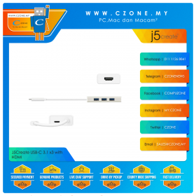 J5Create USB-C 3.1 x3 with HDMI