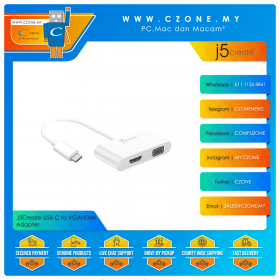 J5Create USB-C to VGA/HDMI Adapter