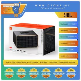 JBL - Authentics 500 - Bluetooth Home Speaker - Black - DNR
