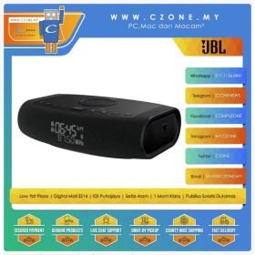 JBL - Rise - Bluetooth Home Clock Radio Speaker - Black