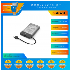 Maiwo K104 2.5" Harddisk USB 3.0 Enclosure (Black)
