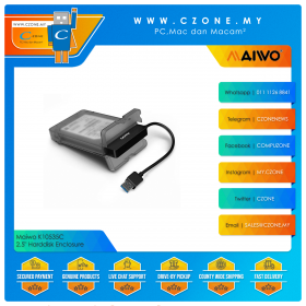 Maiwo K10535C 3.5" Harddisk USB 3.1 Type-C Gen 1 Enclosure (Black)
