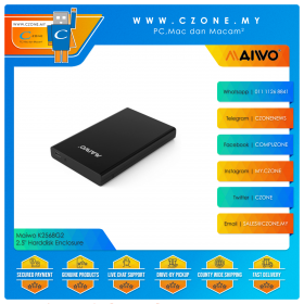 Maiwo K2568G2 2.5" Harddisk USB 3.1 Type-C Gen 2 Enclosure (Black)