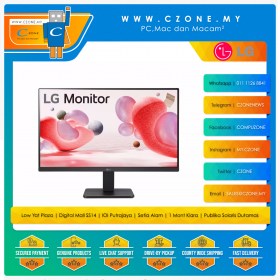 LG 24MR400-B Monitor (23.8", 1920x1080, IPS, 100Hz, 5ms, D-Sub, HDMI, VESA)