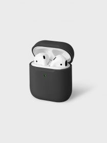 Uniq Lino Hybrid Liquid Silicon Case (AirPods, Ash Grey)