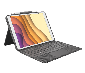 Logitech Combo Touch (iPad 10.2", Graphite)