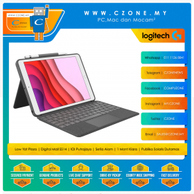 Logitech Combo Touch (iPad 10.9” 10th Gen, Graphite)