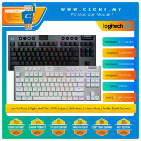 Logitech G915 X Lightspeed TKL Low-Profile Wireless RGB Mechanical Gaming Keyboard