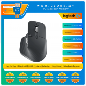 Logitech MX Master 3 Advanced Wireless Mouse (Dark Grey)